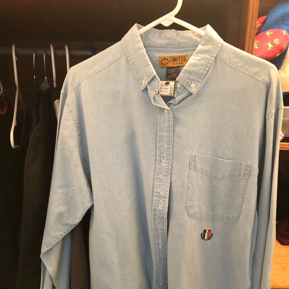 Brand new Limited Jeans button down